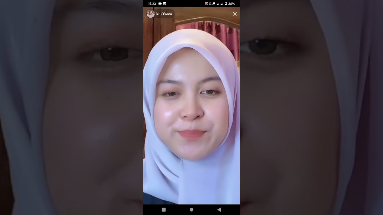 @hijab live manis 😘🥰