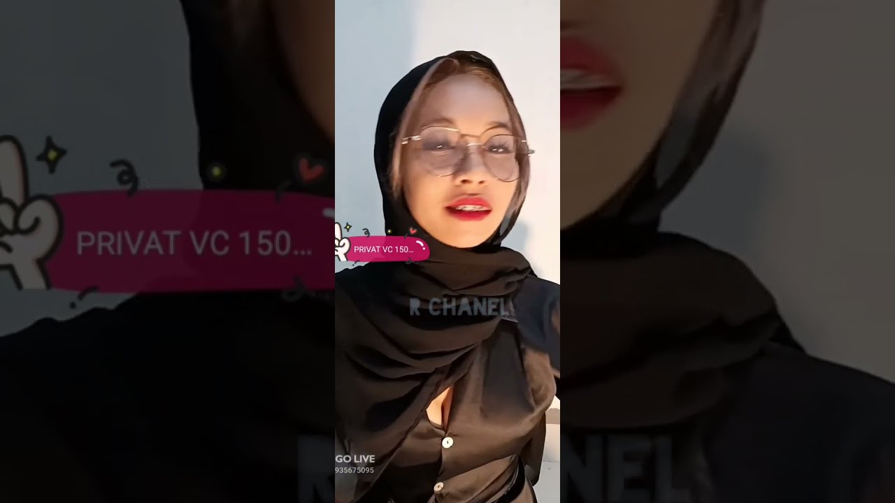 hijab live pamer keindahan