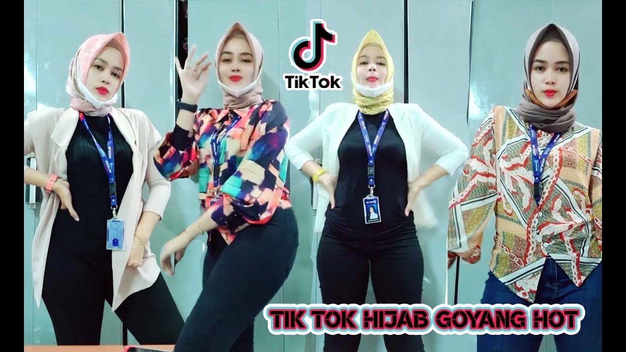 Hijab Tiktok Id (Hijab Goyang Hot 2021) #hijab goyang