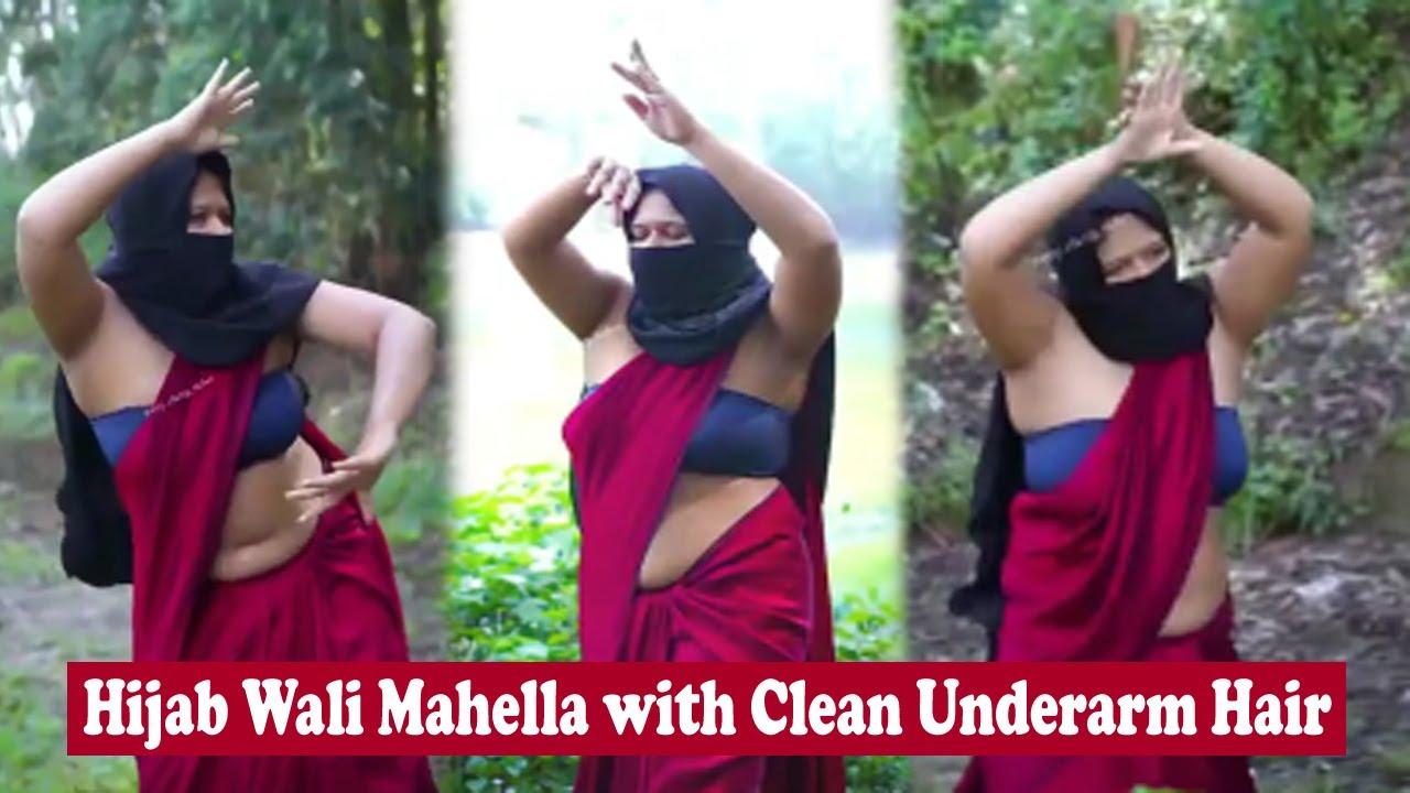 Hijab Wali Mahella with Clean Underarm Hair Buzz Cut | Headshave in 2024