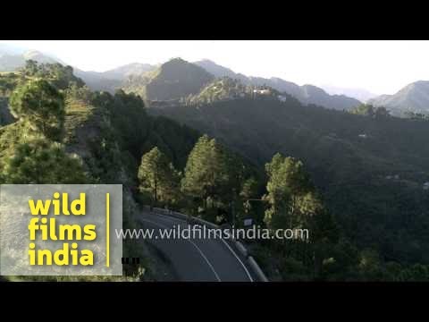 Hills and valleys of Arki, Solan district, Himachal Pradesh