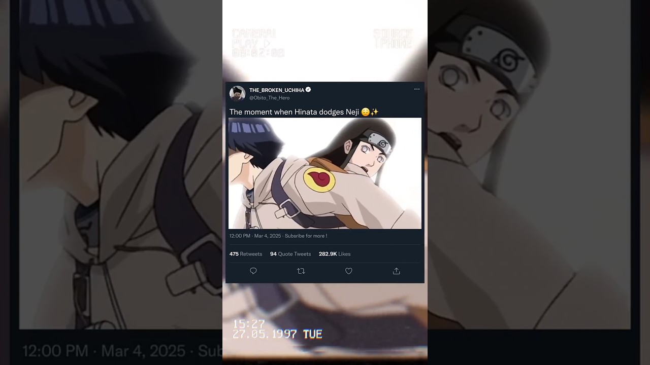 Hinata and Neji 😅😆 || Naruto || #naruto #anime #neji #hinata