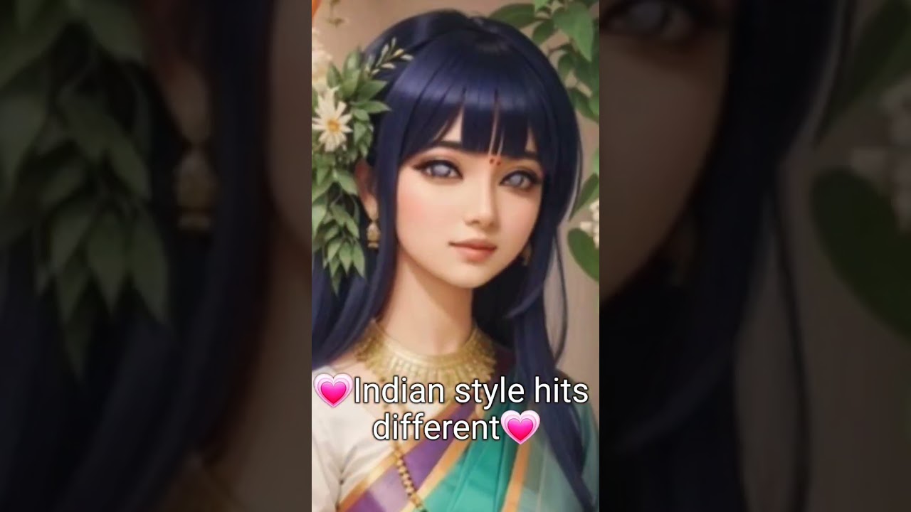 💗hinata in saree💗