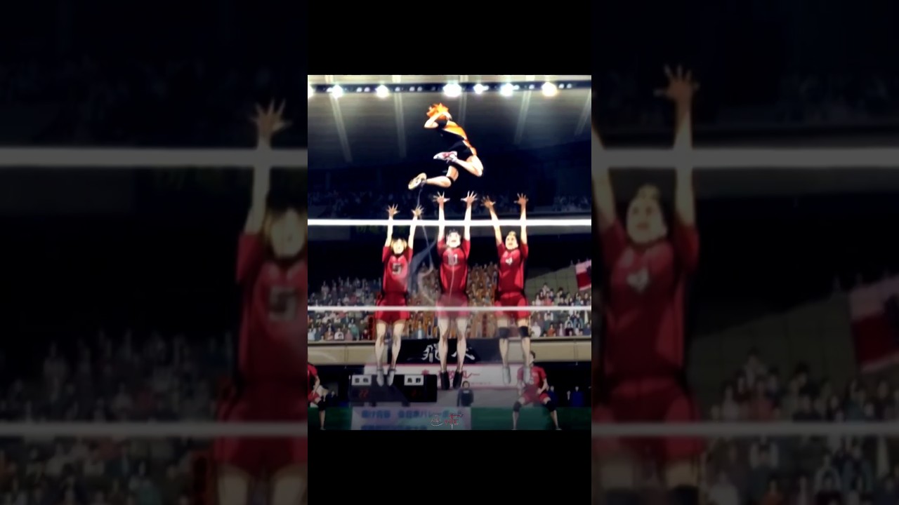 Hinata shoyo Highest jump 🔥| Haikyuu season 5 | #anime #haikyuu #shorts