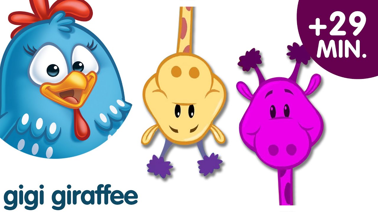 Hindi Rhymes For Kids | Gi Gi Giraffee | जिराफ़ का गाना | Lottie Dottie Murgi