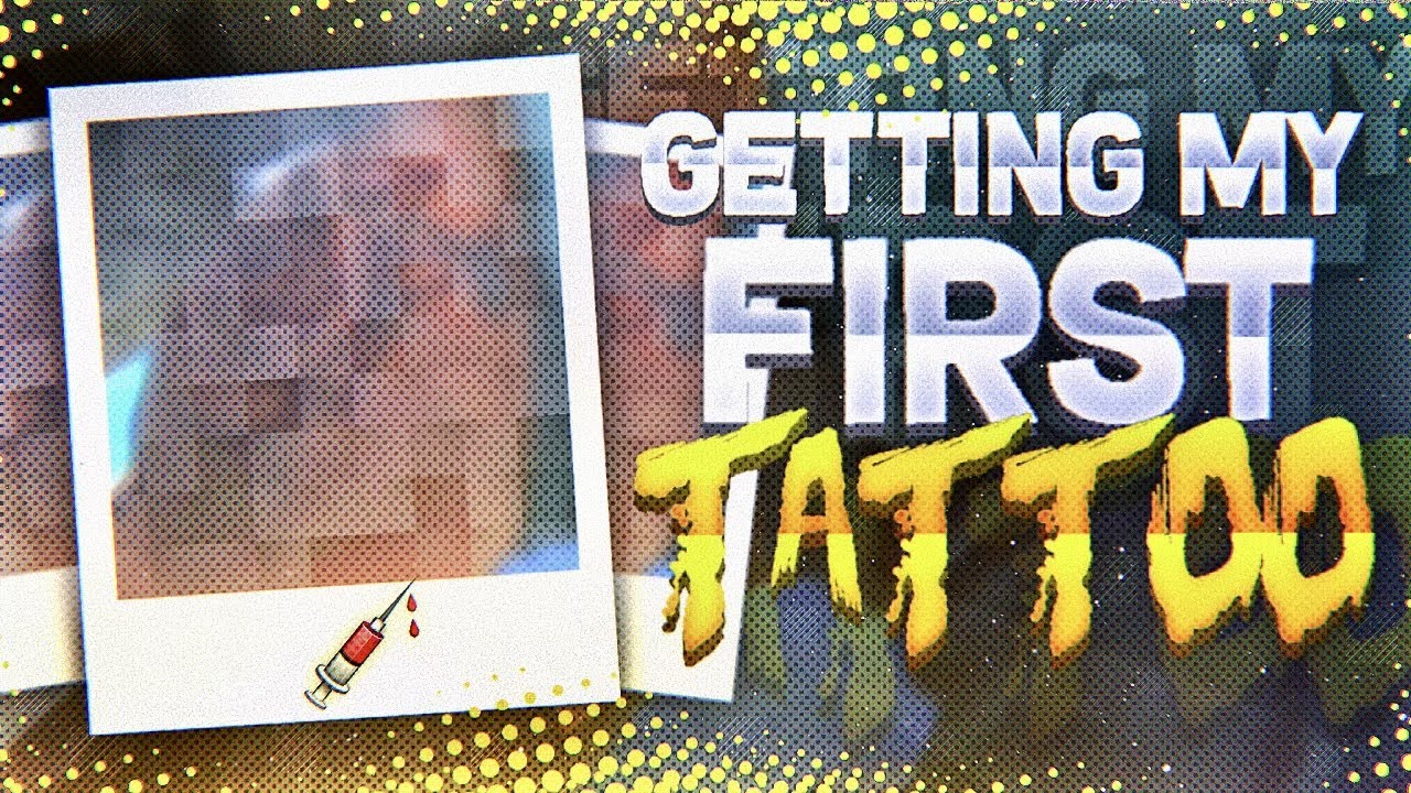 HIS FIRST TATTOO!!