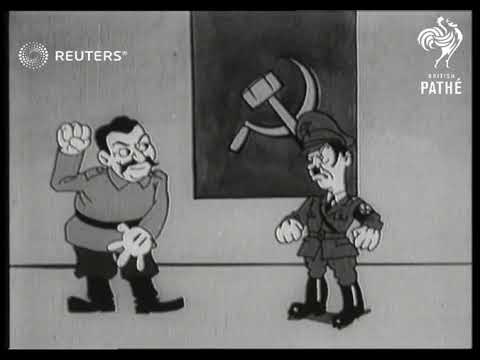 Hitler and Stalin cartoon (1939)