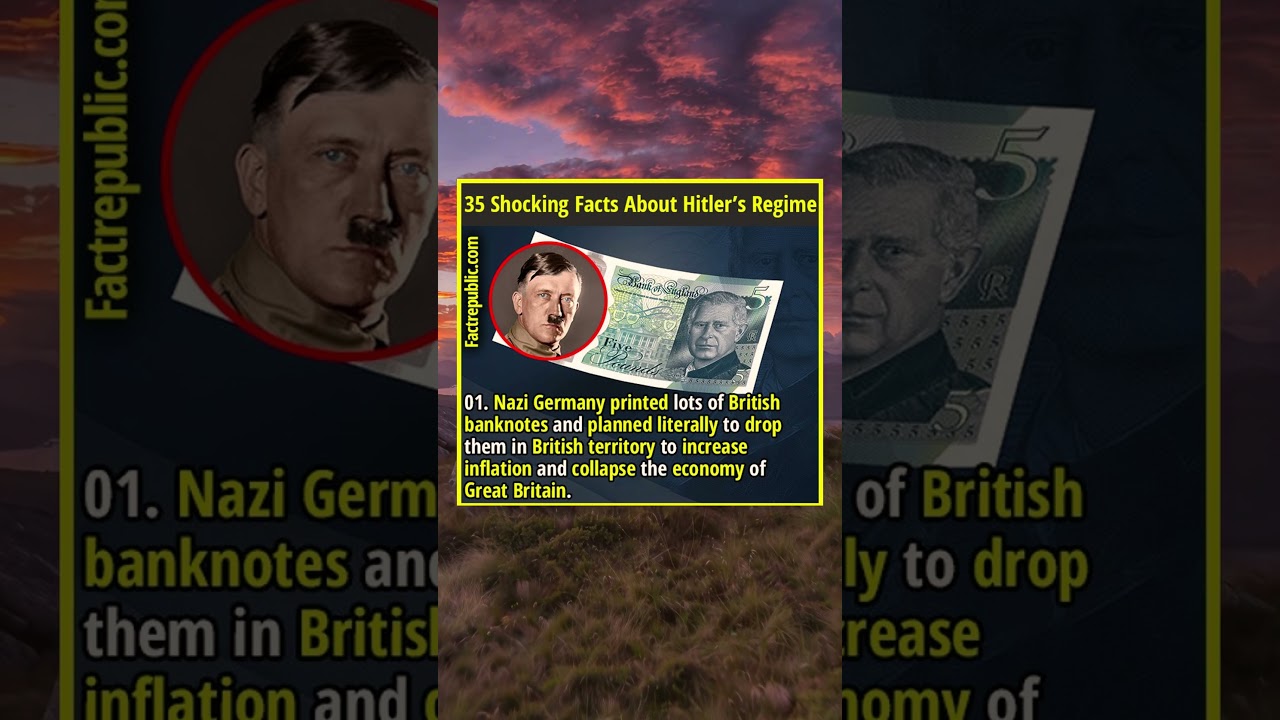 Hitlers Plan To Inflate The British Economy #shorts