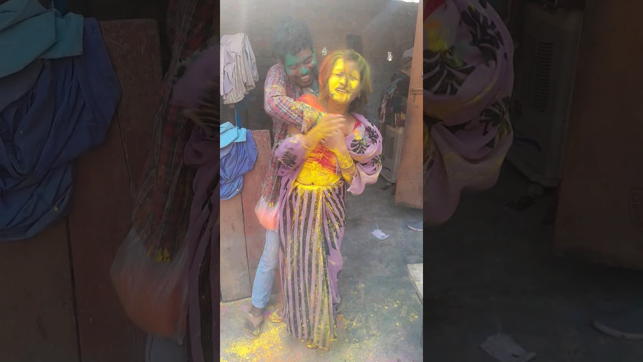 Holi Me Masti #fullmasti #holi holi#devar #bhabhi_devar