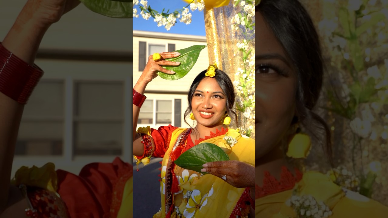 Holud Ceremony - Naome + Azim #videography #weddingphotography  #holudvideo #photographer