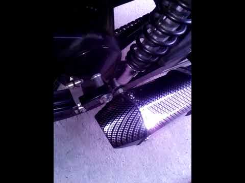 Honda CBF 125 Akrapovic Replica Exhaust (Fake Akrapovic)