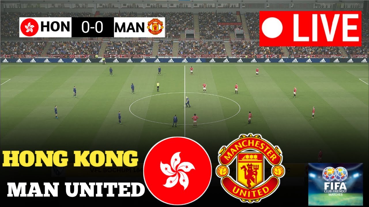 Hong Kong vs Manchester United | Hybrid Friendly Football Match 2025 | eFootball pes 21 gameplay
