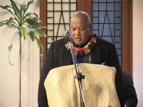 Honorable Minister Lord Vaea welcoming address