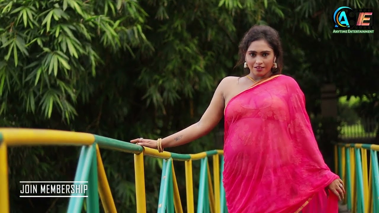 Hot Beautiful Indian Model Saree Shoot । Model Arimita Navel Show Saree Shoot