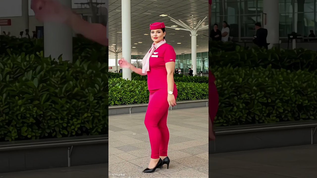 Hot Dubai Princess: Elegant United Arab Emirates Air Hostess #dubaiprincessmahra #shorts #airhostess