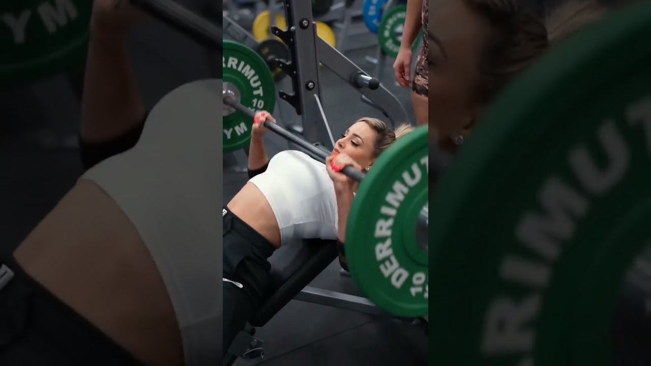 Hot Fitness Model Staphanie Sanzo🔥 Hot Workout With Sexy Figure🔥💕✨ Gym Motivation 💪 #gym #shorts