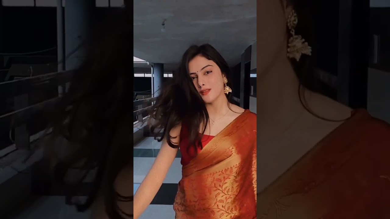 hot girl in saree 🥵😍