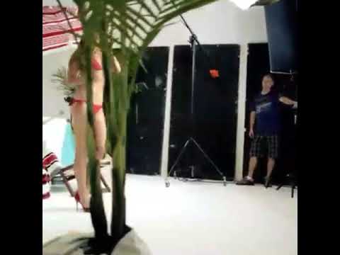 Hot model funny video