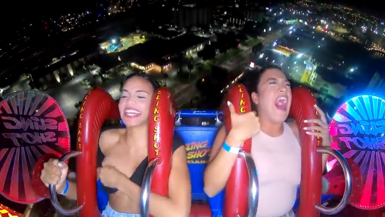 hot teens ride rollercoaster | no bra hot teens