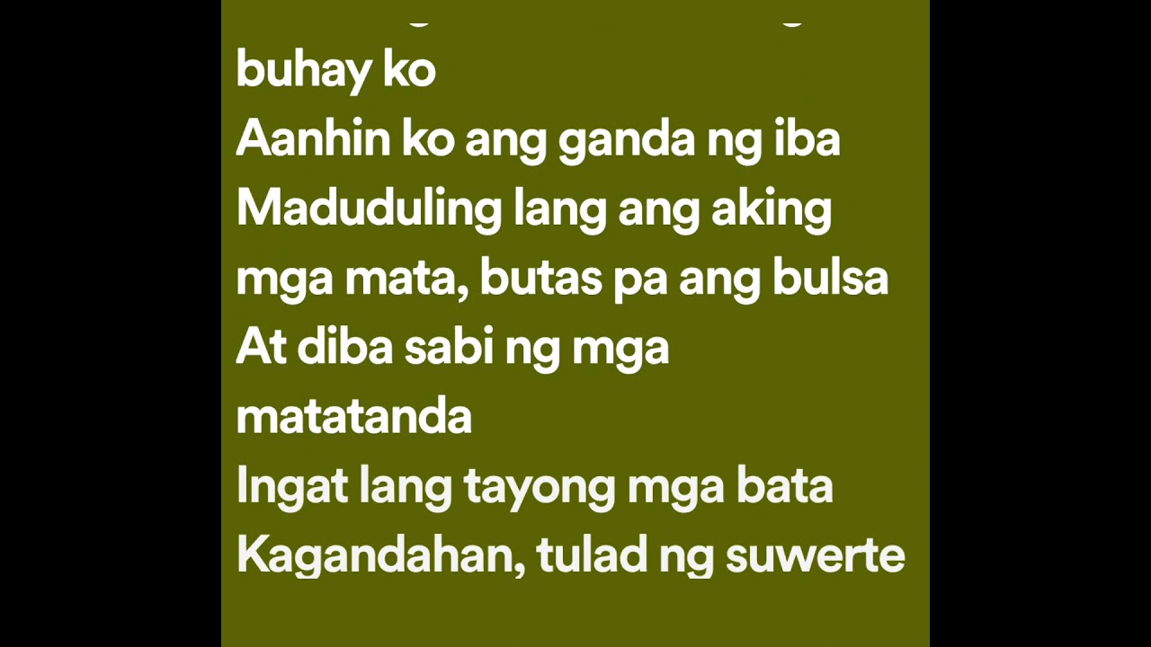 Hotdog - Ikaw Ang Miss Universe ng Buhay Ko (Lyrics)