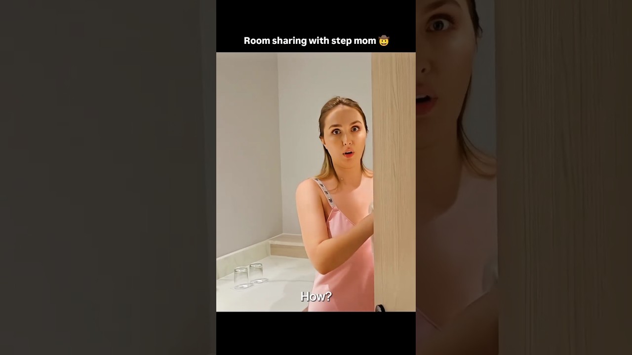 Hotel room sharing with step mom #explorepage #explore #reels #viral #fyp #funny #hilario #shorts