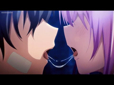 Hottest Anime Kiss  Tongue Kiss In Anime  Best Cute Anime kisses  Anime Kissing  Lovely Anime Kiss