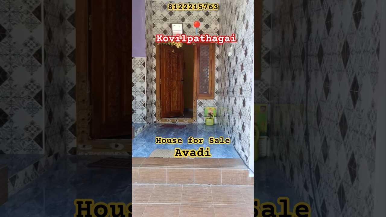 House for Sale Kovilpadhagai Avadi