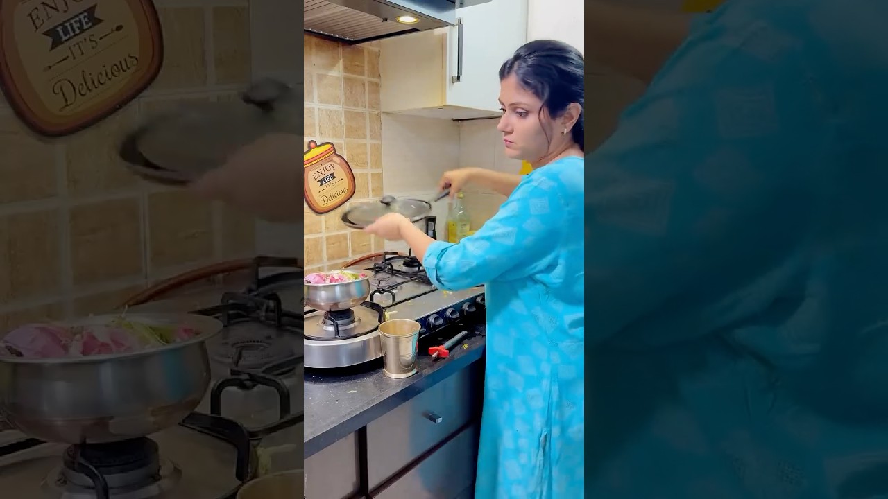House Help on Leave😢 Indian Kitchen Cleaning Vlog😎#cleaningvlog #kitchencleaning#dishwasher#shorts