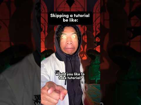How it is EVERYTIME you Skip a Tutorial in a Game 😭 #shorts