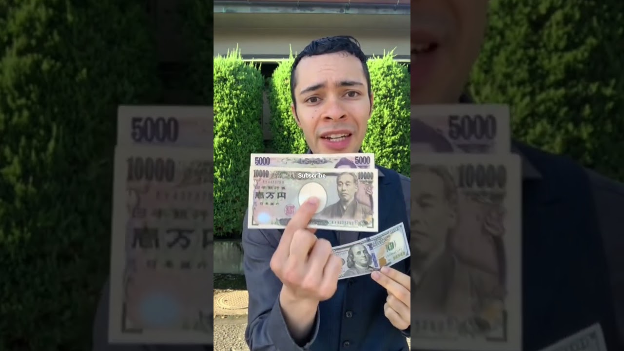 How much Is American dollar in Japan via @FocusedOnJapan #shorts #japan