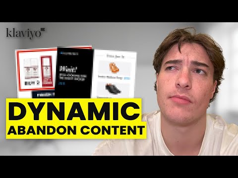 How to Add Dynamic Abandoned Cart Content in Klaviyo Tutorial 2024