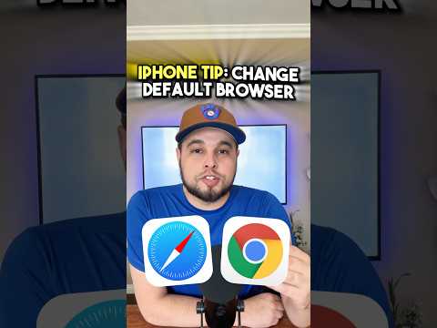 How to Change Browser on iPhone 👨🏻‍💻👀 #iphonetips #safari #chrome