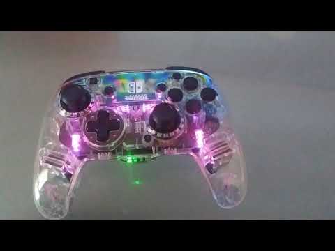How to change color for Nintendo switch afterglow controller and how to pared it to your nintedo swi
