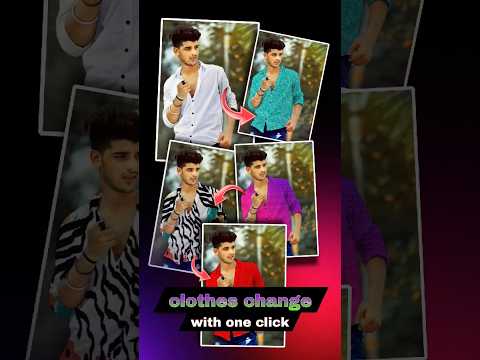 how to change shirt in one click || shirt ka colour change kaise kare 😱 || #photoediting #tutorial