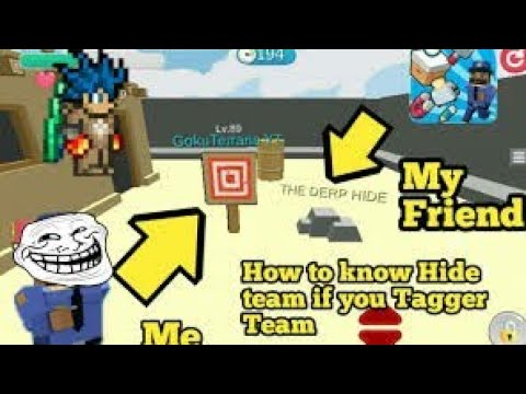 How To Cheat On Hide.io If You Are A Tagger You Can Know The Hide Team