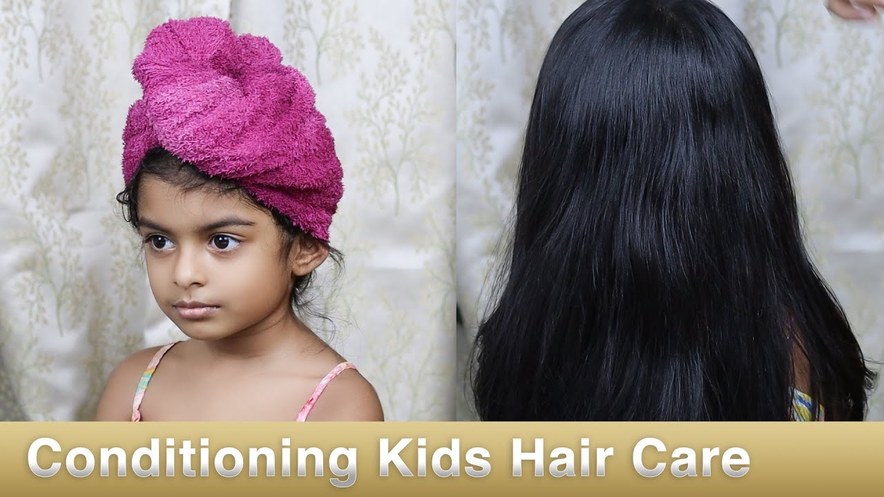 How to Conditioner your kids hair after wash | Hair care | Silky hair | Tangle & frizz Free