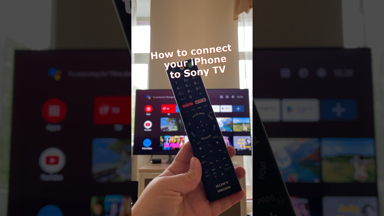 How to Connect your iPhone to Sony TV