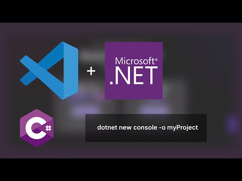 How to Create a new C# .NET Console Application in vs code