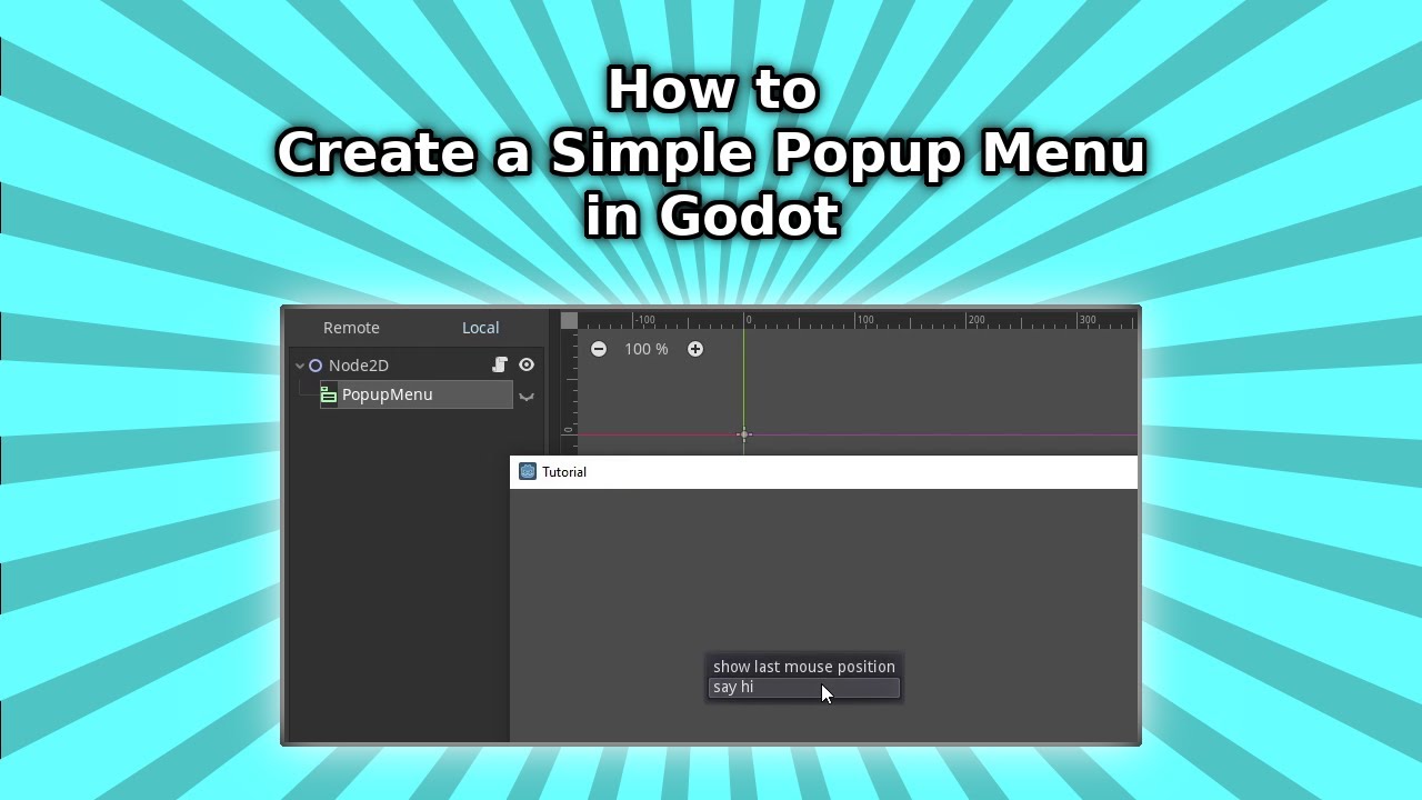 How to Create a Simple Popup Menu in Godot