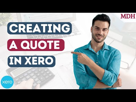 How To Create and Send a Quote in Xero (Xero Tutorial)