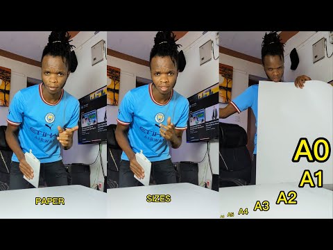How to differentiate paper sizes [A6 A5 A4 A3 A2 A1 and A0 ]