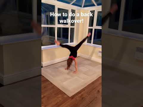 How to do a back walkover ( tutorial) #shorts #backwalkover #backbends #gymnastics #tutorial