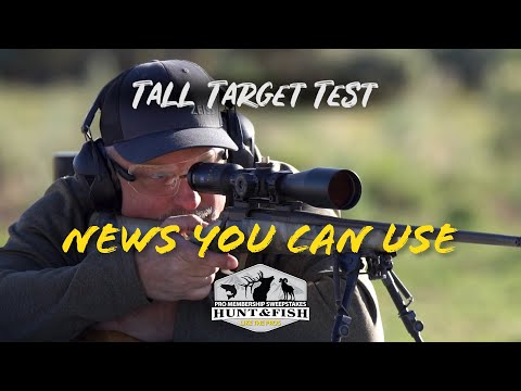 How to do a tall target test to verify your rifle scope tracks properly with Mike Deming