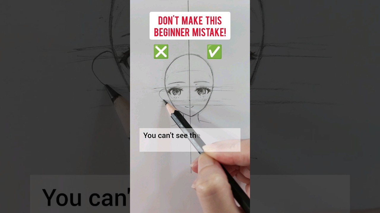 How to draw anime ear for beginners frontview #howtodraw #draw #tutorial