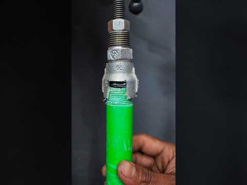 How to Easily Make a PVC Pipe  thread's tool | Simple DIY Tool #highlights #tricks #Tools #lifehack