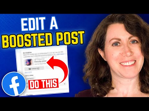 How to Edit a FB Boosted Post WITHOUT DELETING