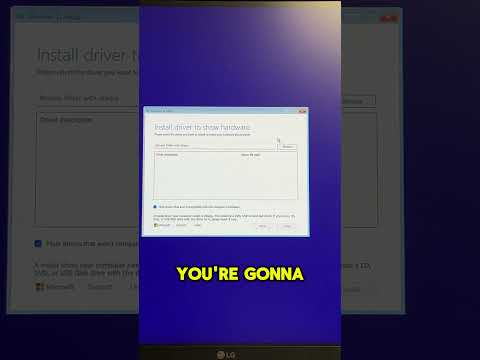 How to fix “Install driver to show hardware” when installing windows 11 #amd #rednekbuilds #pc