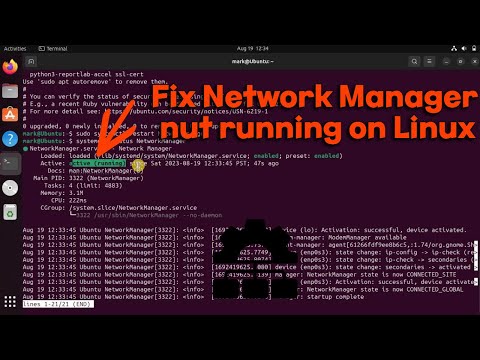 How to Fix NetworkManager Not Running on Linux