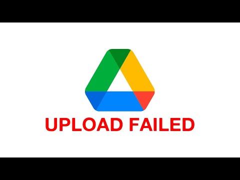 How to Fix Upload Failed in Google Drive.