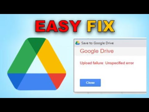 How to Fix Upload Failed in Google Drive (VERY EASY)